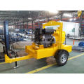 Trailer mounted type self priming sewage pump